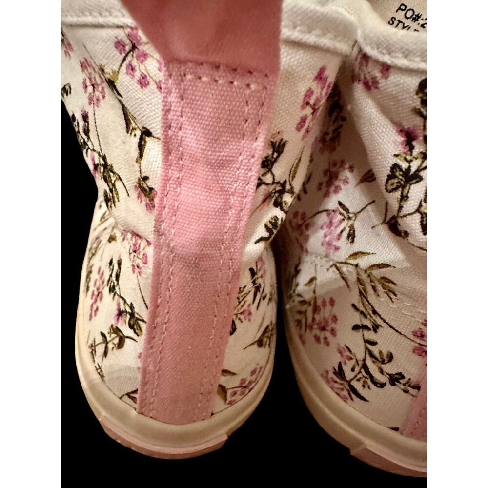 J.Crew Women's $88 Classic High Top Sneakers Whisp Floral Size 7M BF748 - Picture 7 of 7